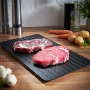 Fast Defrosting Tray Thaw Kitchen Quick Aluminum Thaw Plate